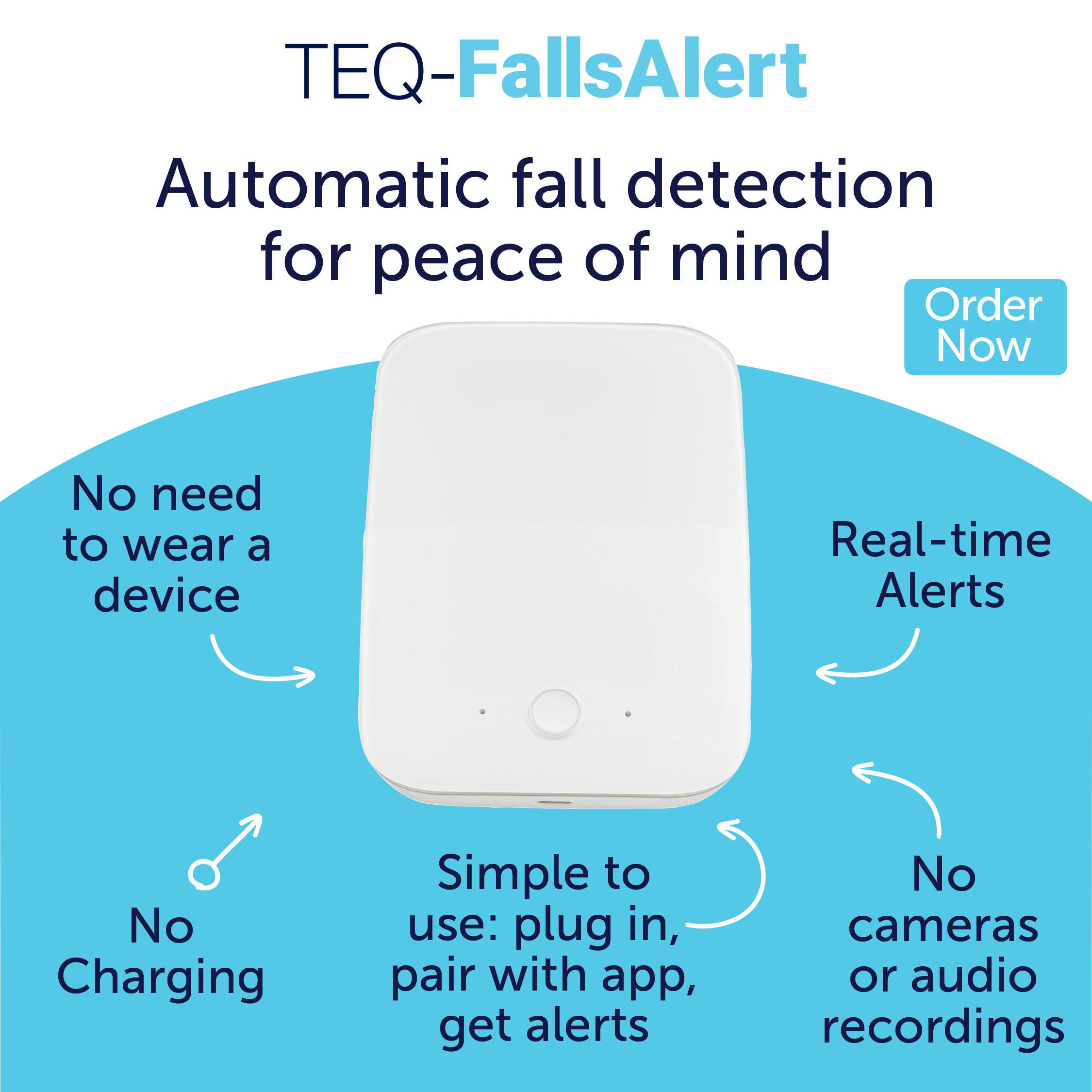 Automatic fall detection radar for peace of mind