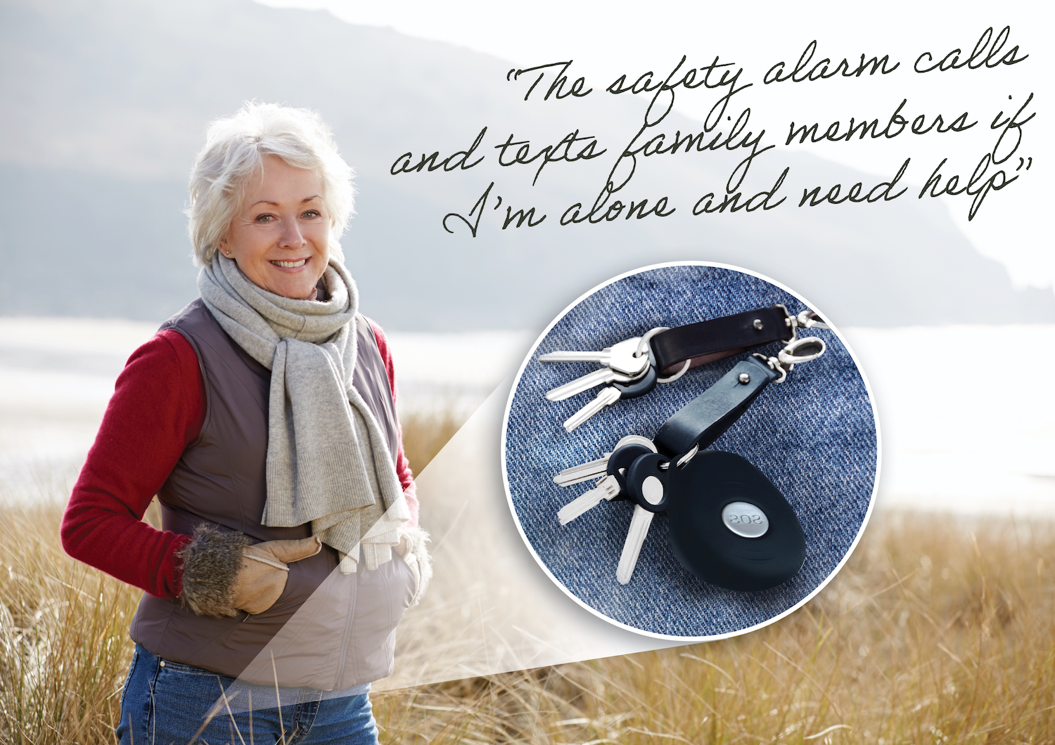 Live life to the fullest with a TEQ-Secure mobile safety alarm